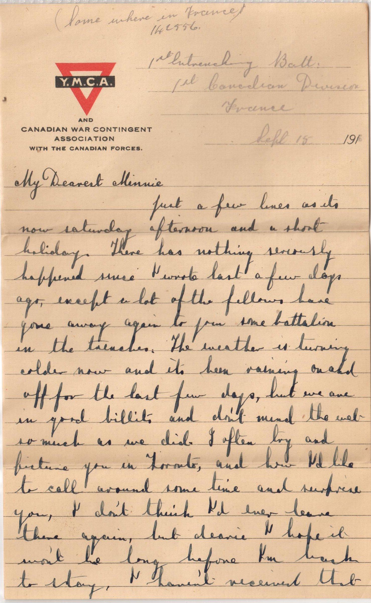 Hitchcox Letters Number 8 page 1