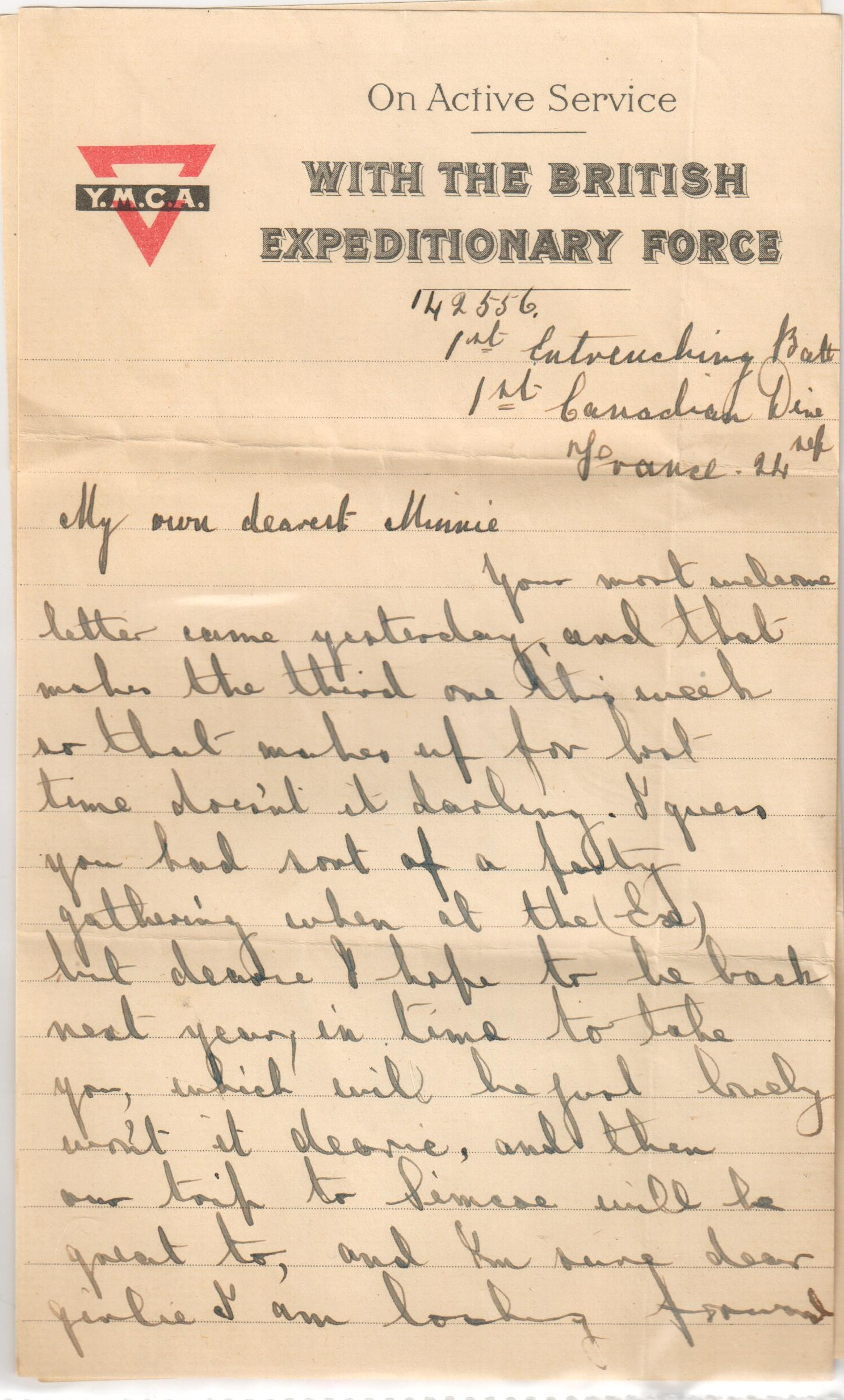 Hitchcox Letters Number 10 page 1