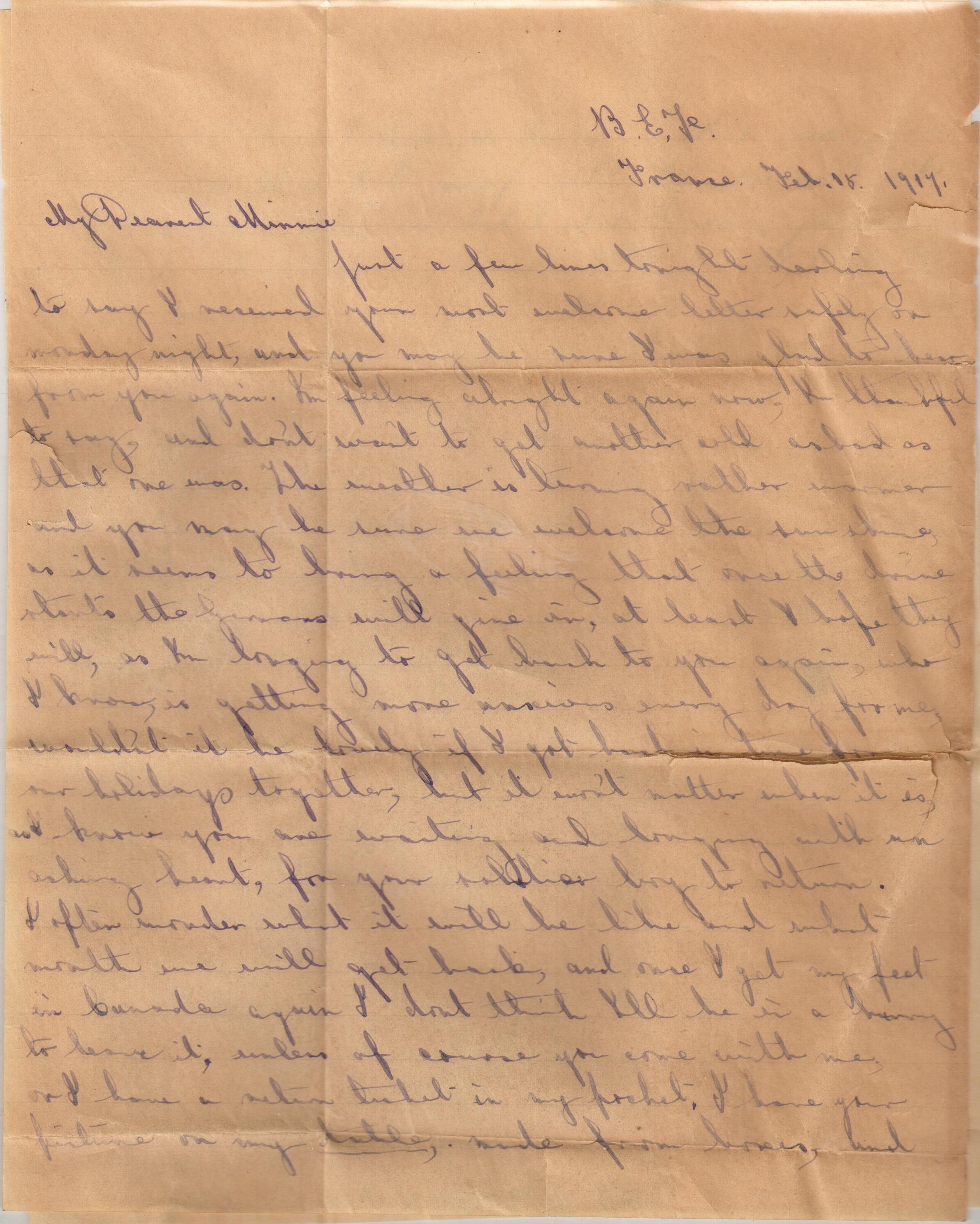 Hitchcox Letters Number 14 page 1