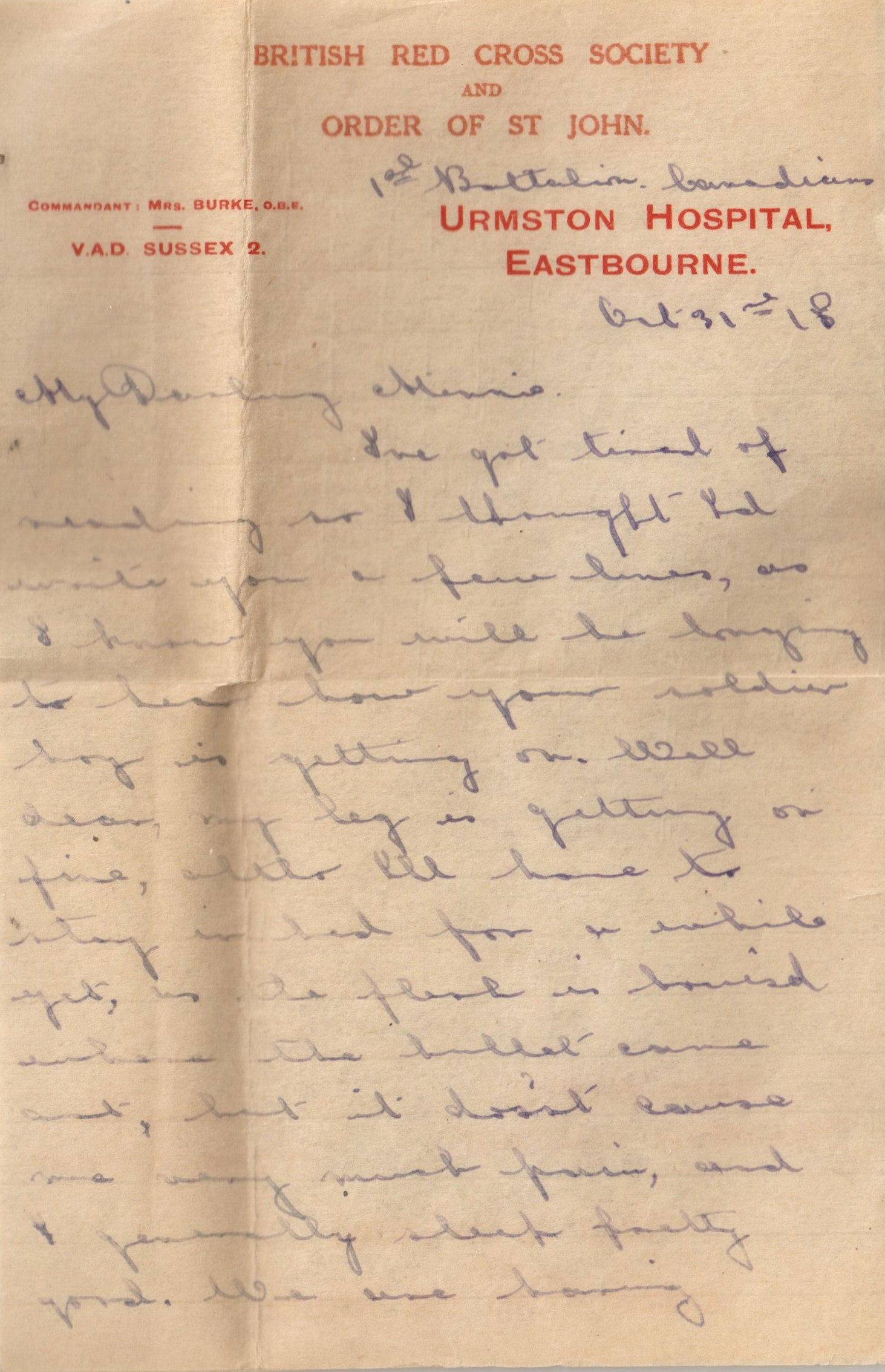 Hitchcox Letters Number 22 page 1