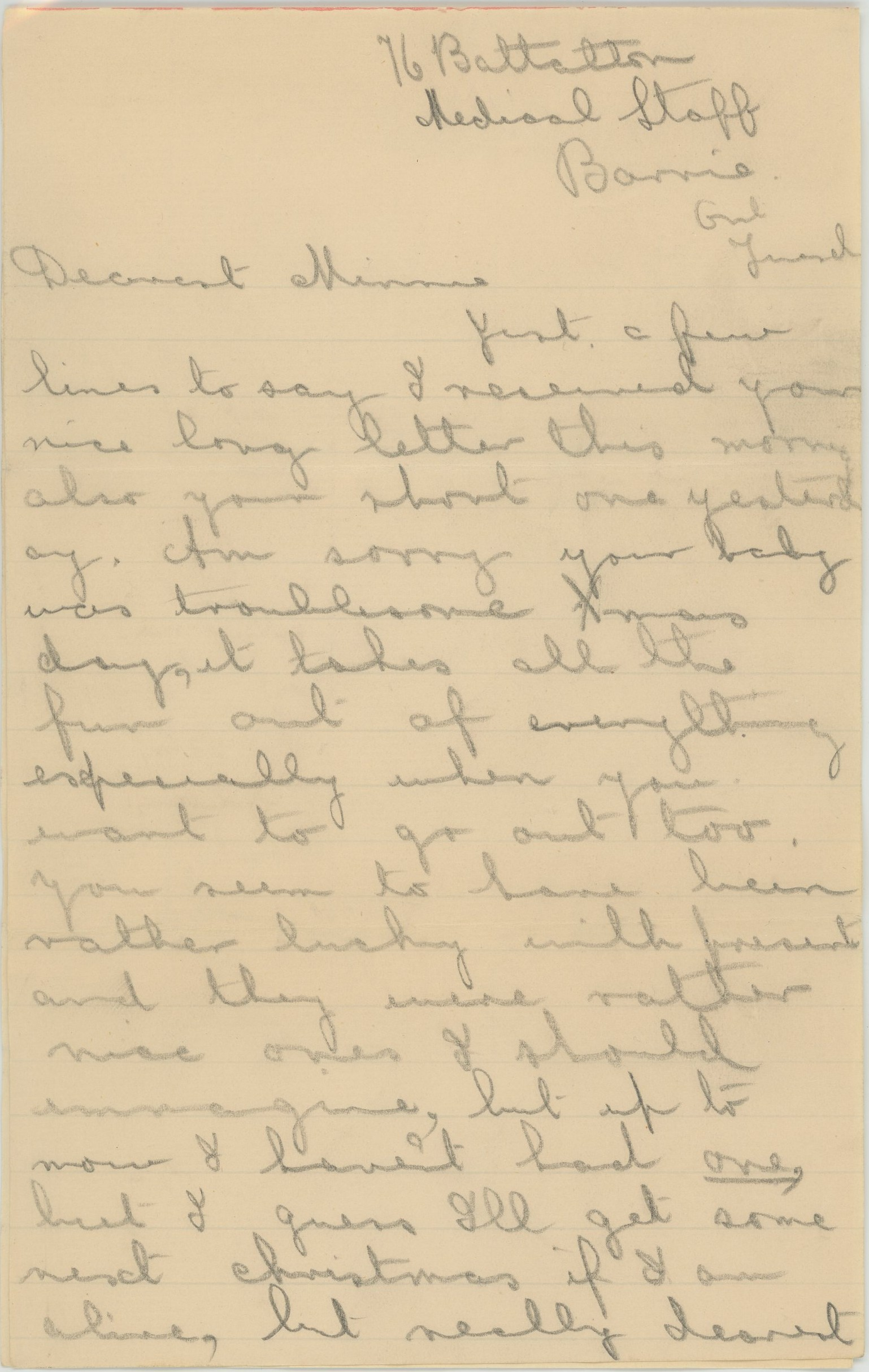 Hitchcox Letters Number 26 page 1