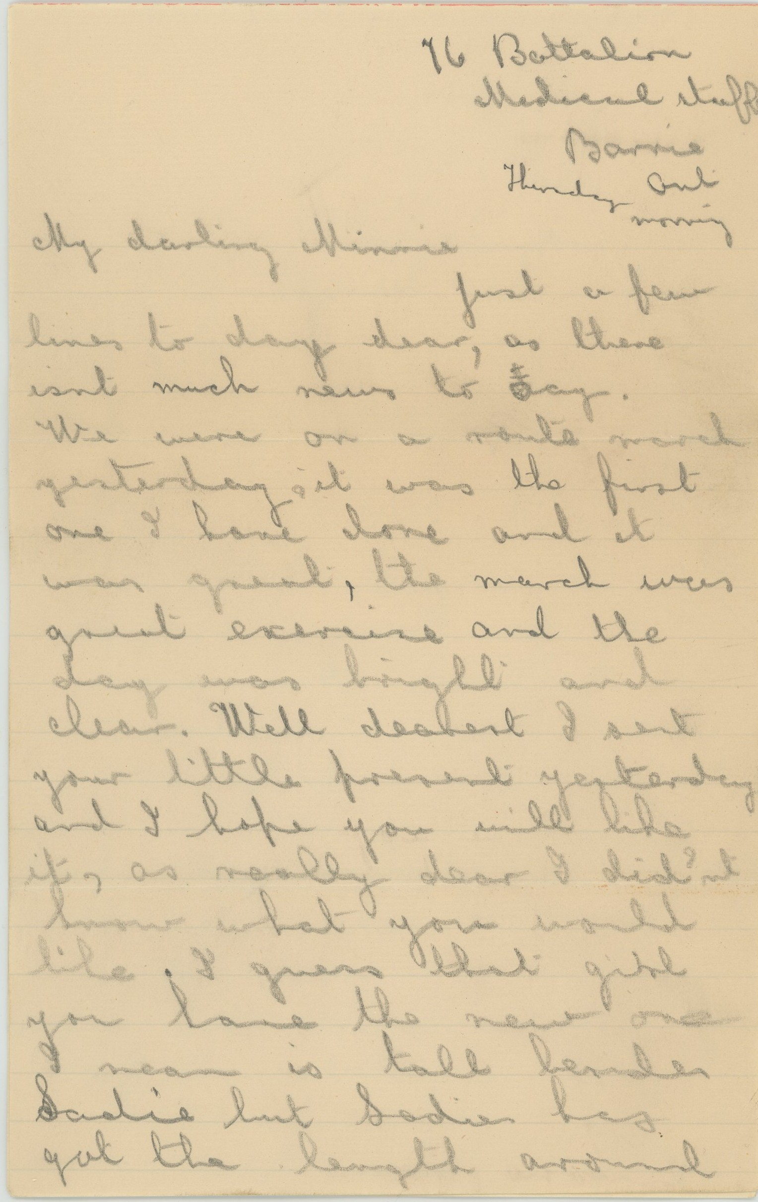 Hitchcox Letters Number 30 page 1