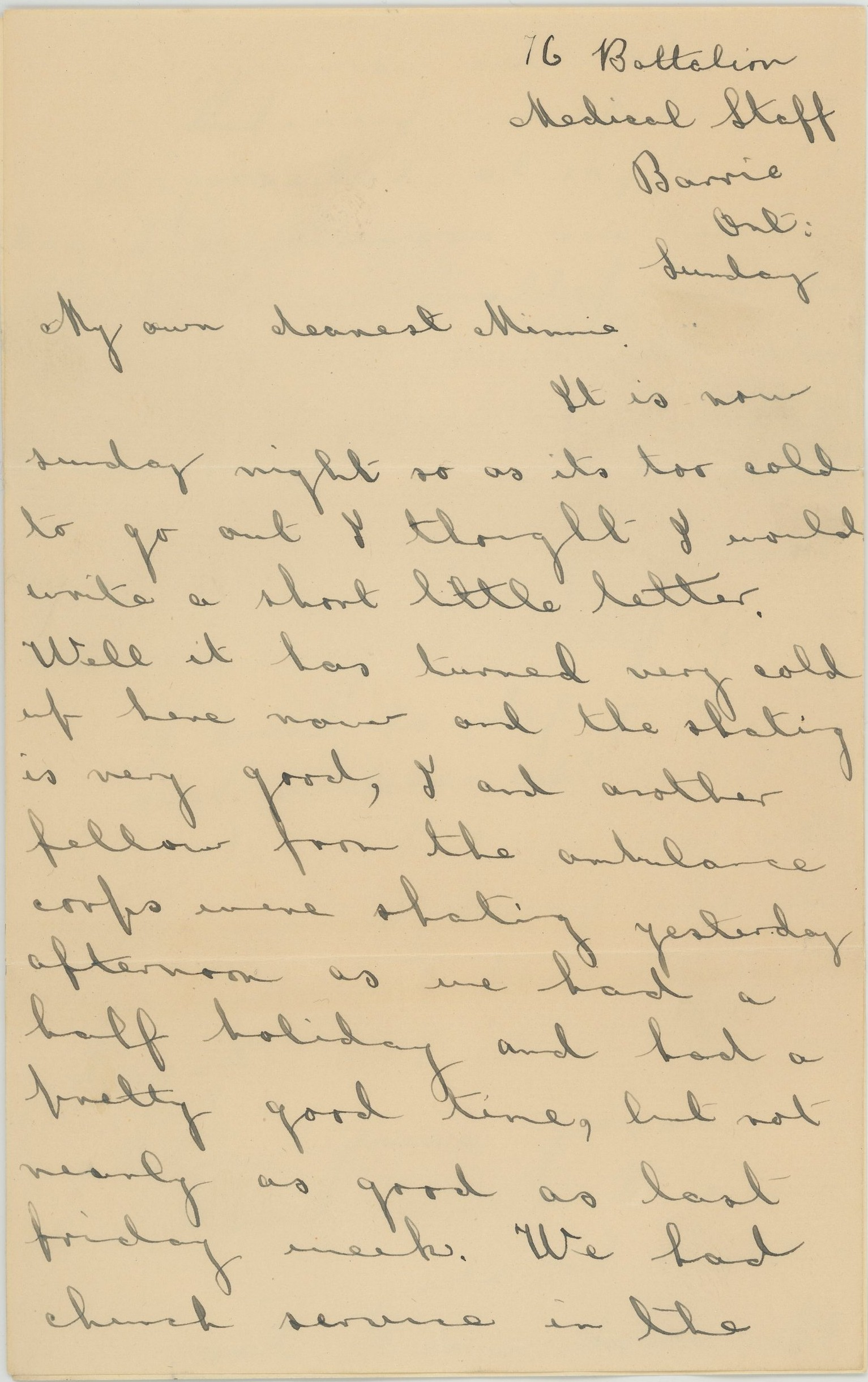 Hitchcox Letters Number 32 page 1