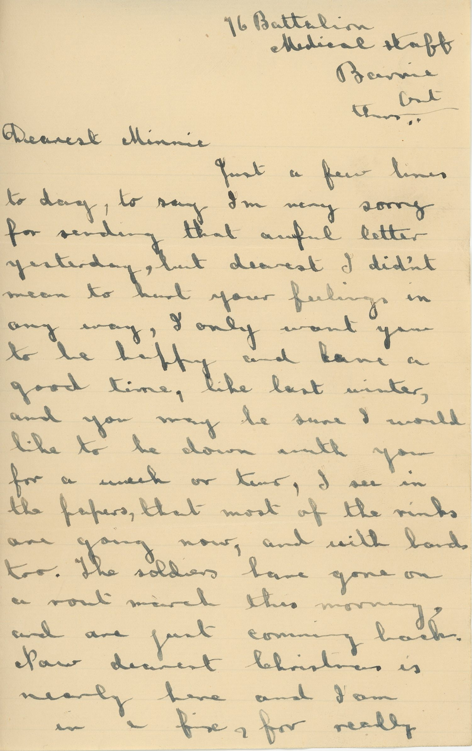 Hitchcox Letters Number 34 page 1