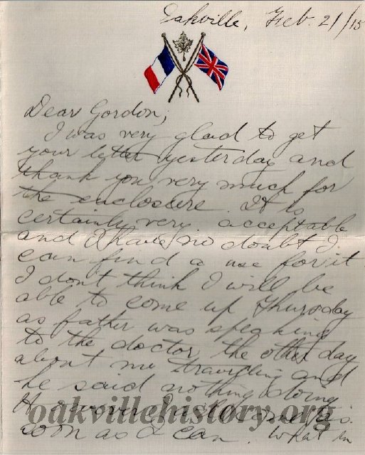 Munro Letters- 1915 Feb 21- from Ed Munro to Gordon Munro
