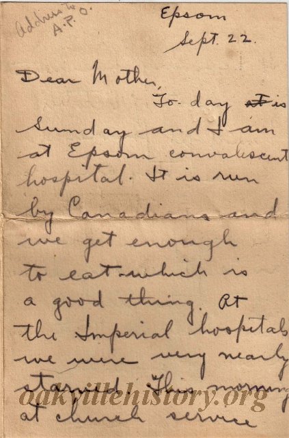Munro Letters- 1918 Sept 22- Melville Munro to Jessie Munro