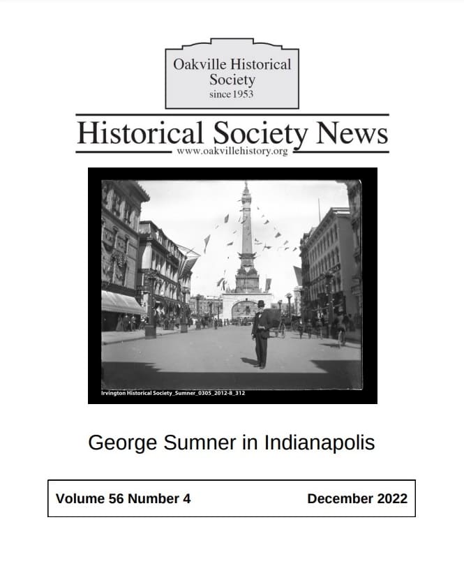 vintage photo george sumner in indianapolis old downtown