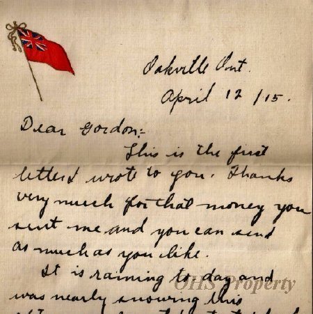Munro Letters- 1915 Apr 12- from Arthur Melville Munro to Gordon Munro