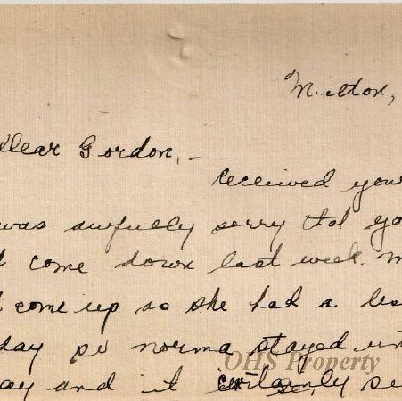 Munro Letters- 1915 Apr 14- from Fleda to Gordon Munro
