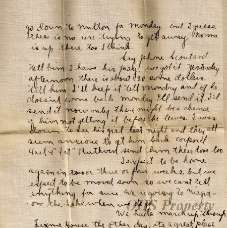 Munro Letters- 1915 Apr 2- from Gordon Munro to Glory