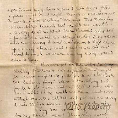 Munro Letters- 1915 Apr 22- from Gordon Munro to Jessie Munro