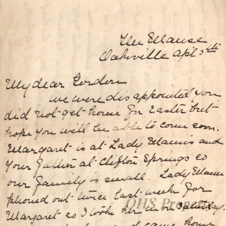 Munro Letters- 1915 Apr 5- from Jessie Munro to Gordon Munro