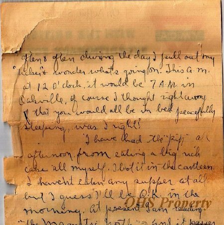 Munro Letters- 1915 Aug 16- from Gordon Munro to Jessie Munro