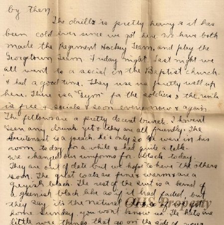 Munro Letters- 1915 Feb 2- from Gordon Munro to Mr. and Mrs. Jas. E. Munro and Family
