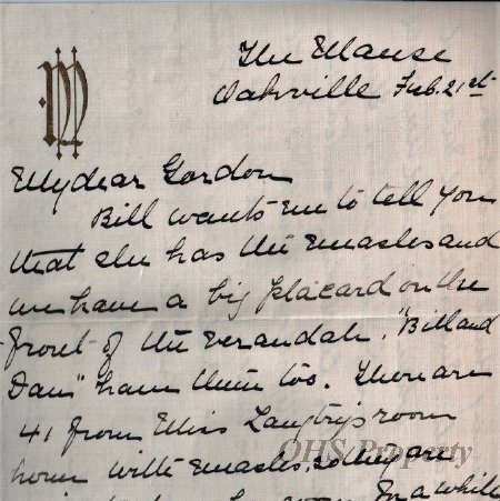 Munro Letters- 1915 Feb 21- from Jessie Munro to Gordon Munro