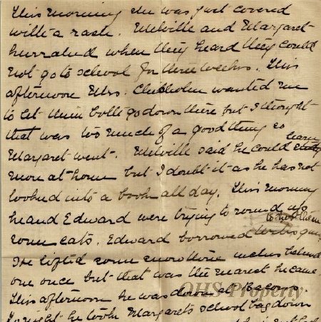 Munro Letters- 1915 Feb 21- from Jessie Munro to Gordon Munro