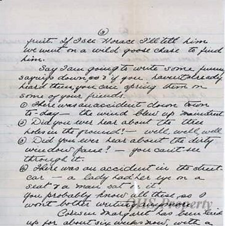 Munro Letters- 1915 Feb 9- from Florence to Gordon Munro 1