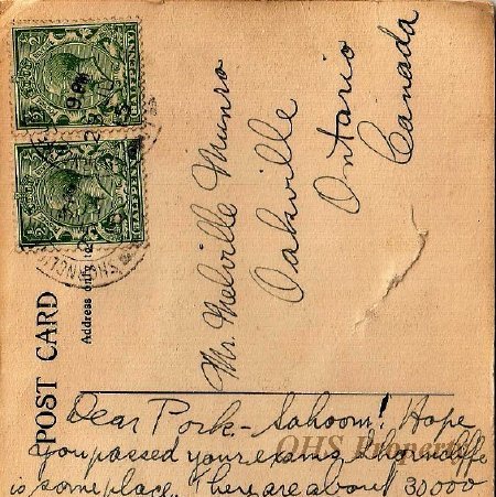 Munro Letters- 1915 June 25- from G. B. Chisholm to Arthur Melville Munro