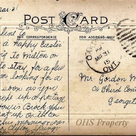 Munro Letters- 1915 Mar 31- from Norma to Gordon Munro