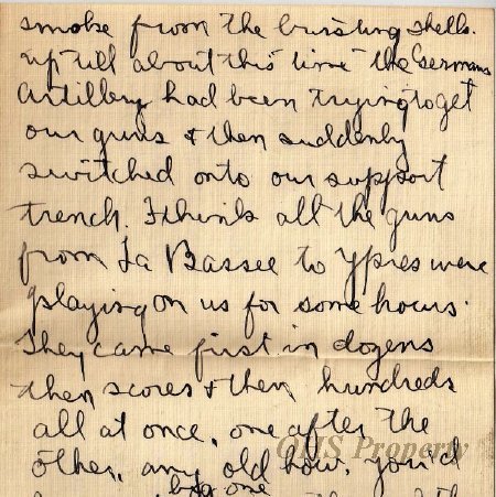 Munro Letters- 1915 Oct. 15- from Gordon Munro to Jessie Munro