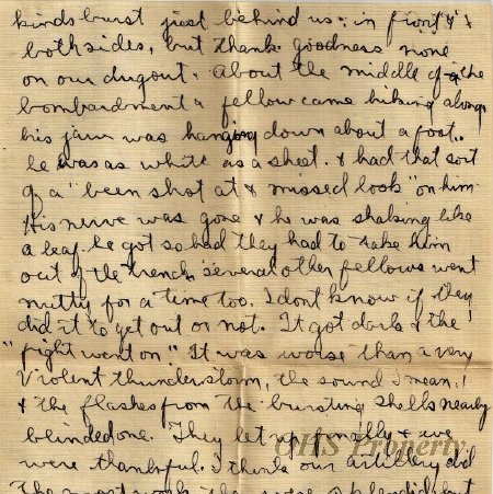 Munro Letters- 1915 Oct. 15- from Gordon Munro to Jessie Munro