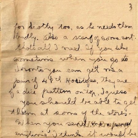 Munro Letters- 1915 Oct. 24- from Gordon Munro to Jessie Munro