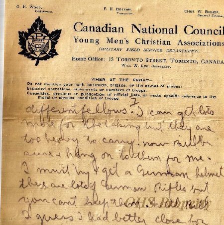 Munro Letters- 1915 Sep 10- from Gordon Munro to Ethel Munro