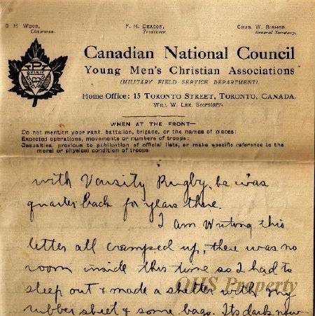 Munro Letters- 1915 Sep 19- from Gordon Munro to Jessie Munro
