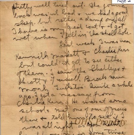 Munro Letters- 1916 Apr 22- from Gordon Munro to Jessie Munro