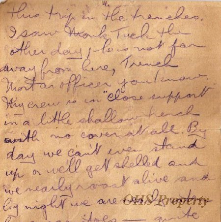 Munro Letters- 1916 Aug 5- from G. B. Chisholm to Melville Munro