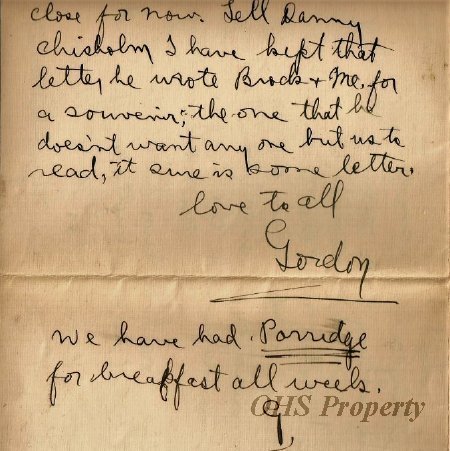 Munro Letters- 1916 Feb 15- from Gordon Munro to James E. Munro