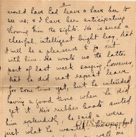 Munro Letters- 1916 Jan 17- from Blossom Fisher to Mrs. Munro