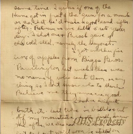 Munro Letters- 1916 Jan 27- from Gordon Munro to Jessie Munro