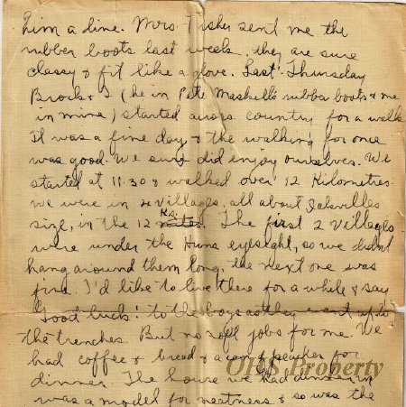Munro Letters- 1916 Jan 8- from Gordon Munro to Ethel Munro