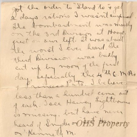 Munro Letters- 1916 June 26- from Gordon Munro to Jessie Munro