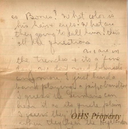 Munro Letters- 1916 Mar. 19- from Gordon Munro to Ethel Munro