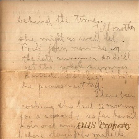 Munro Letters- 1916 Mar. 19- from Gordon Munro to Ethel Munro