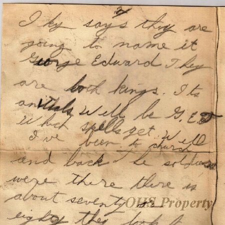 Munro Letters- 1916 Mar 5- from Ethel Munro to Gordon Munro