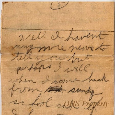 Munro Letters- 1916 Mar 5- from Ethel Munro to Gordon Munro