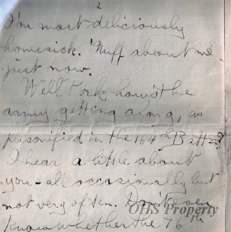 Munro Letters- 1916 May 17- from G. B. Chisholm to Melville Munro