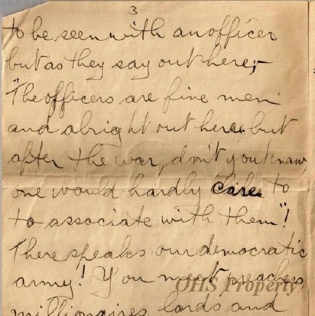Munro Letters- 1916 May 17- from G. B. Chisholm to Melville Munro