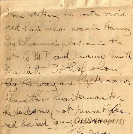 Munro Letters- 1916 May 17- from G. B. Chisholm to Melville Munro