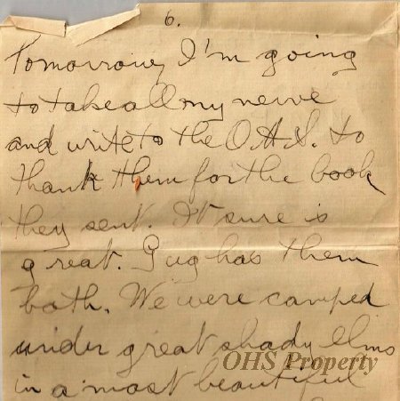 Munro Letters- 1916 May 17- from G. B. Chisholm to Melville Munro