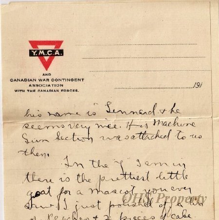 Munro Letters- 1916 May 4- from Gordon Munro to Jessie Munro