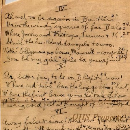 Munro Letters- 1916 May 8- from G. B. Chisholm to Melville Munro