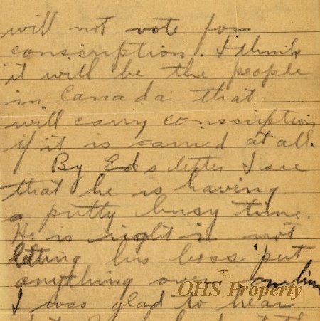 Munro Letters- 1917 Dec 2- Melville Munro to James E. Munro