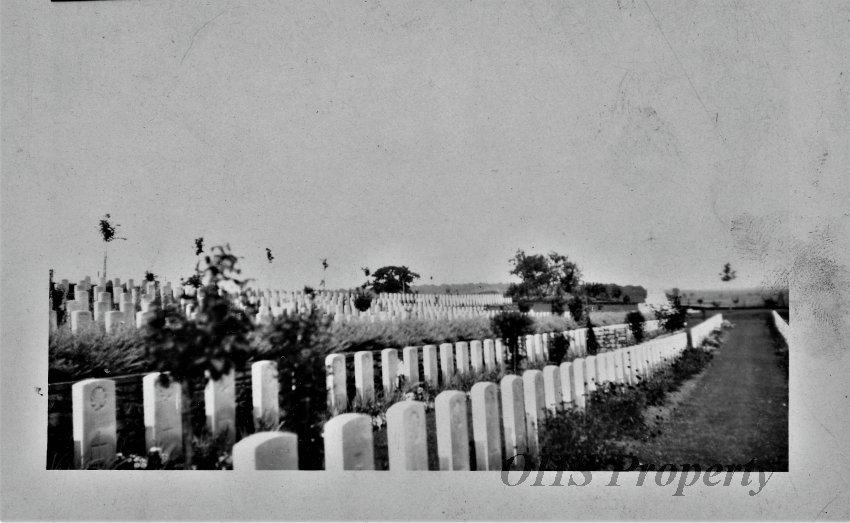 Munro Letters - Contay British Cemetery, burial site of H. G. Munro